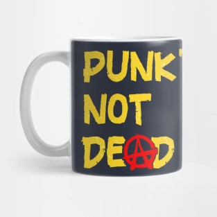 Post Punk Rock Music is Not Dead Mug